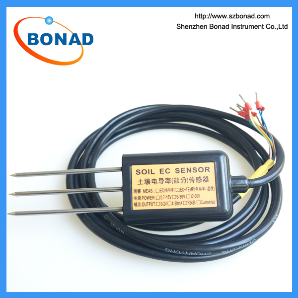 RS485 Moisture / Electric Conductivity / Temperature 3 in 1 Soil Sensor